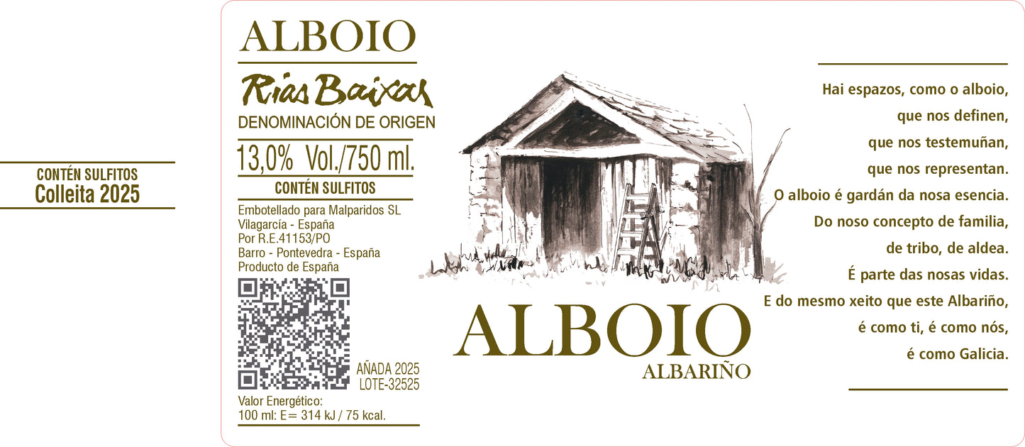 Alboio Albariño Blanco