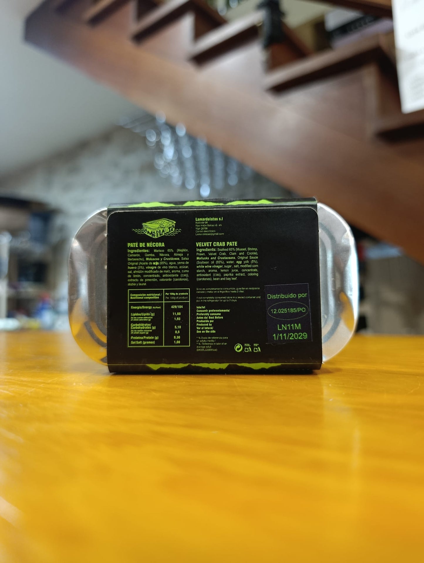 Paté de Nécora A Perla de Illas Cíes