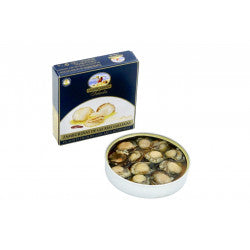 Zamburiñas en aceite de oliva con ajo y guindilla