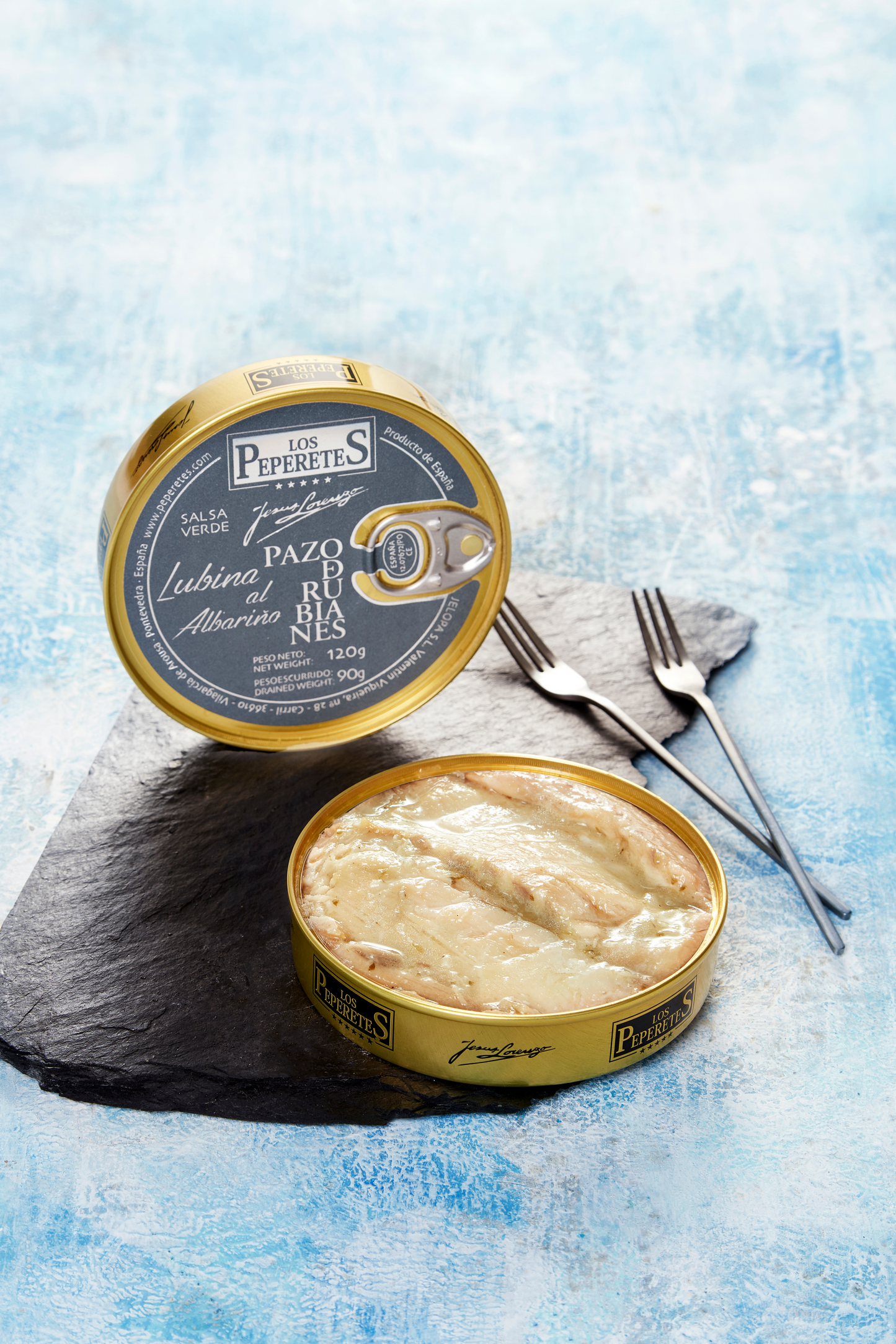 Peperetes Lubina en salsa de albariño Pazo de Rubianes