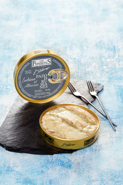 Peperetes Lubina en salsa de albariño Pazo de Rubianes