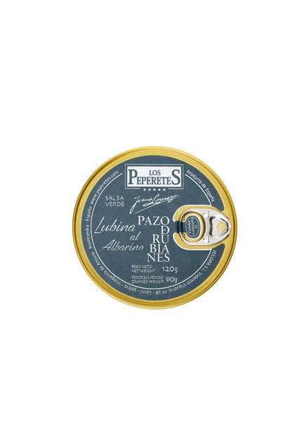 Peperetes Lubina en salsa de albariño Pazo de Rubianes