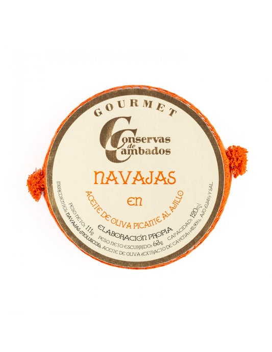 Navaja al Ajillo picante RO 120 - Conservas de Cambados