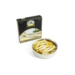 Navajas en aceite de oliva con ajo y guindilla