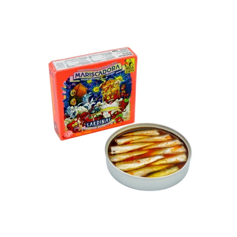 Sardinas con Carolina Reaper Mariscadora