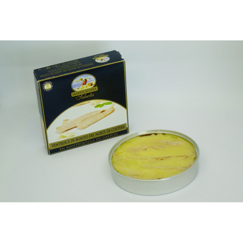 Ventresca de bonito en mantequilla de Galicia
