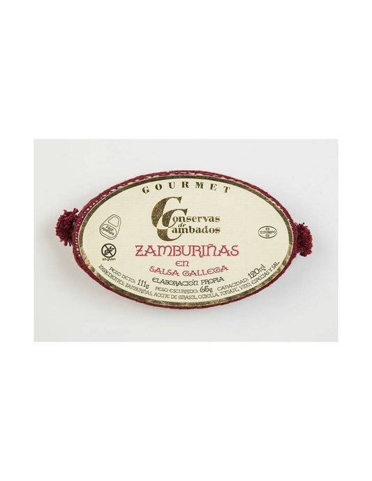 Zamburiñas en Salsa Gallega OL 110 - Conservas de Cambados